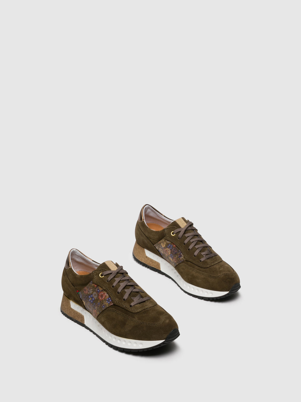Foreva Olive Lace-up Trainers